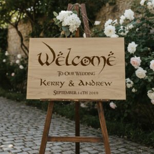 Lord of the Rings Wedding Welcome Sign